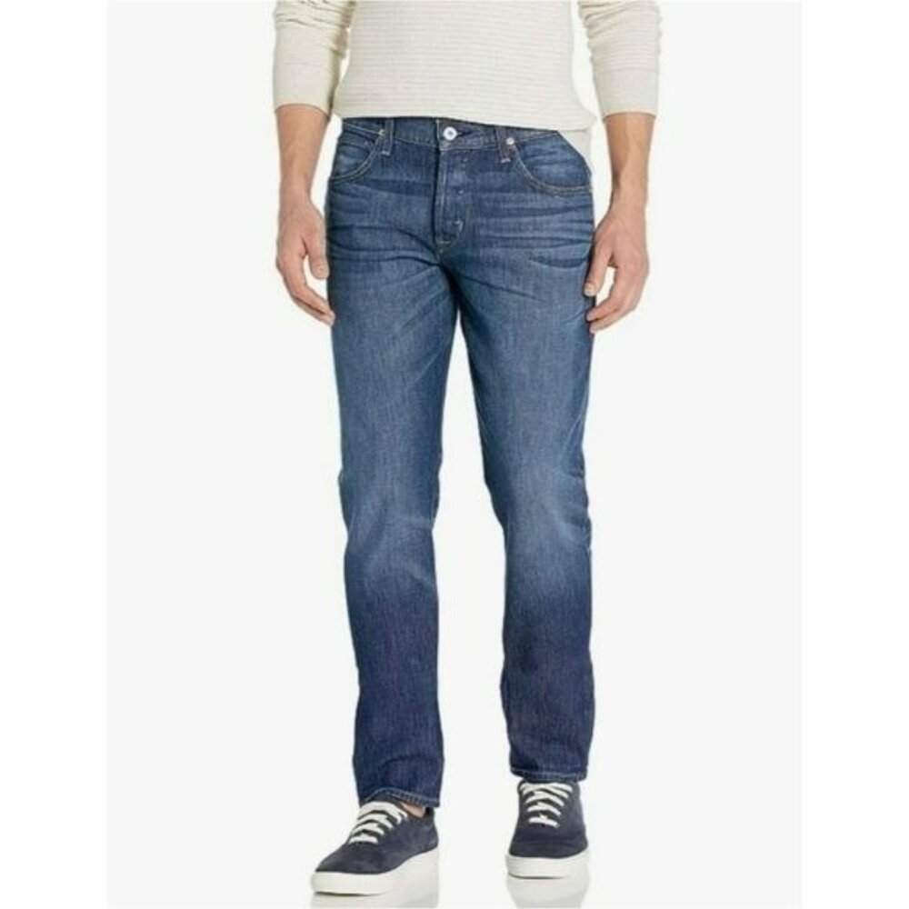 Hudson Blake Slim Straight Jeans 34 Mens Denim Pants 98% Cotton & 2% Elastane